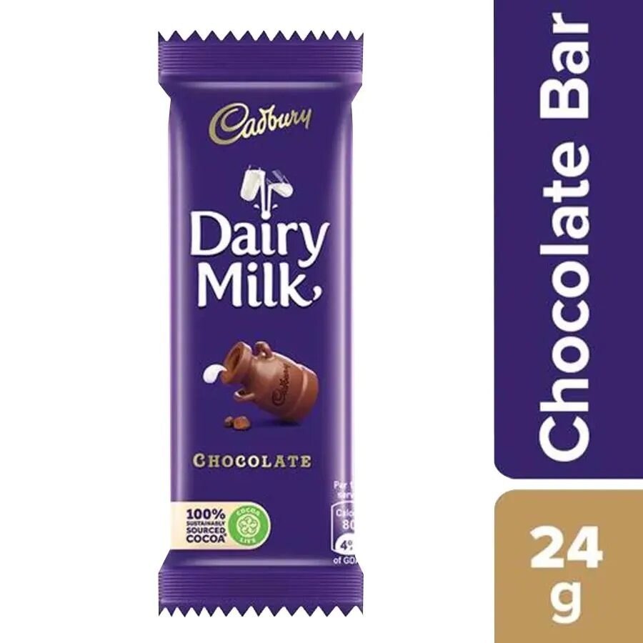 Cadbury Dairy Milk Chocolate, 24 g-638