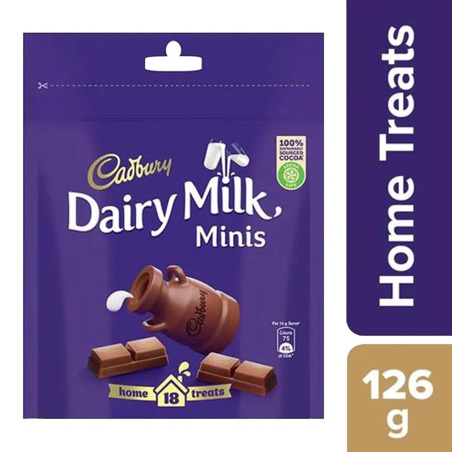 Cadbury Dairy Milk Chocolate Home Treats Pack, 126 g-655