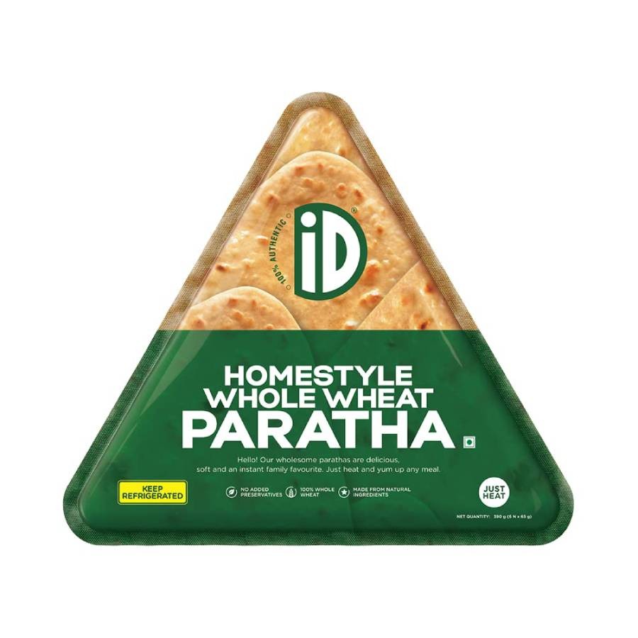 iD Fresh Homestyle Whole Wheat Paratha, 390 g