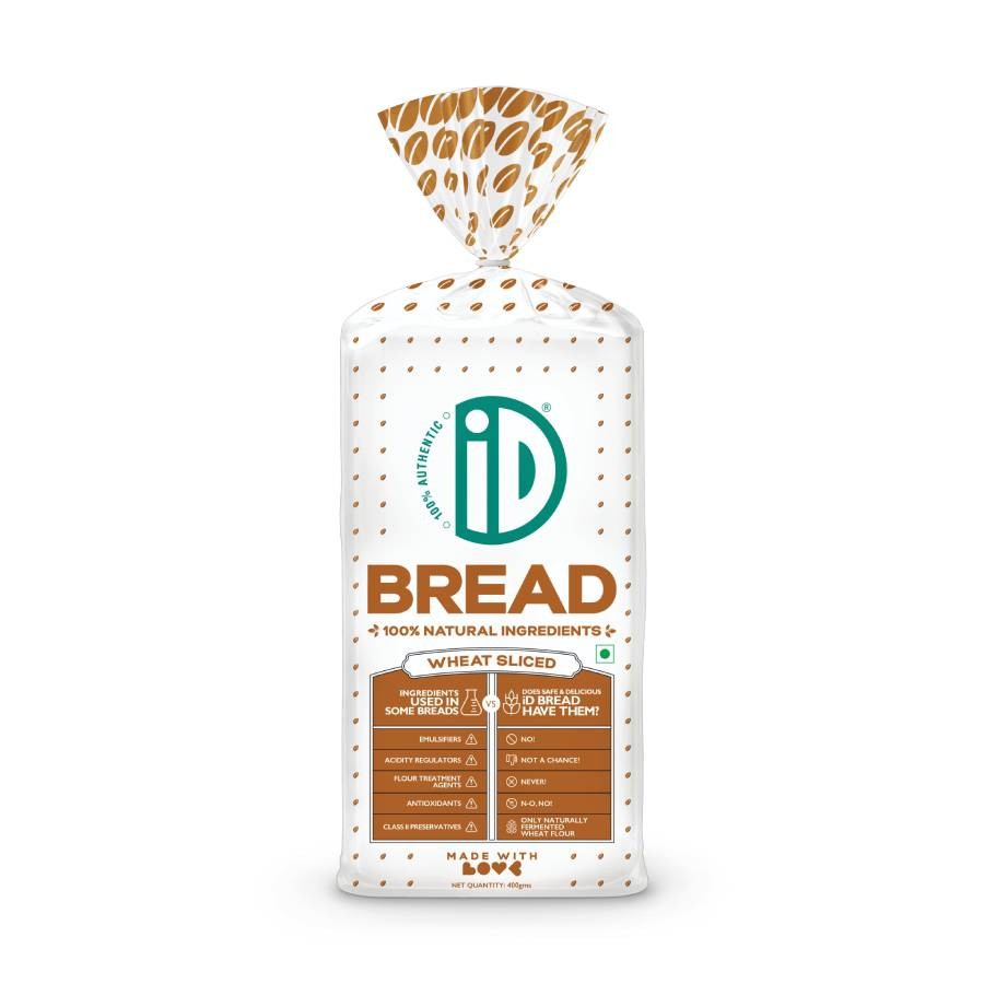 iD Fresh Wheat Sliced Bread, 400 g